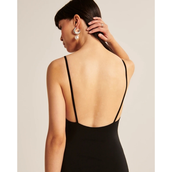 Abercrombie and Fitch Strappy Cutout Knit Mini Dress - Picture 3 of 10